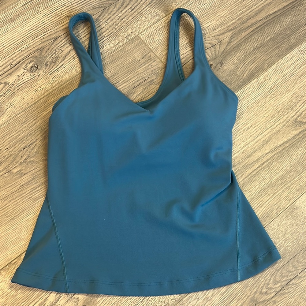Capri blue long align tank top 💙💙